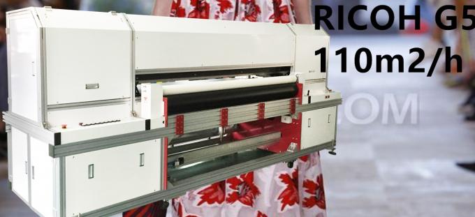 7 pl証明される絹のスカーフ1800mmのセリウムの反応インク デジタル織物の印字機